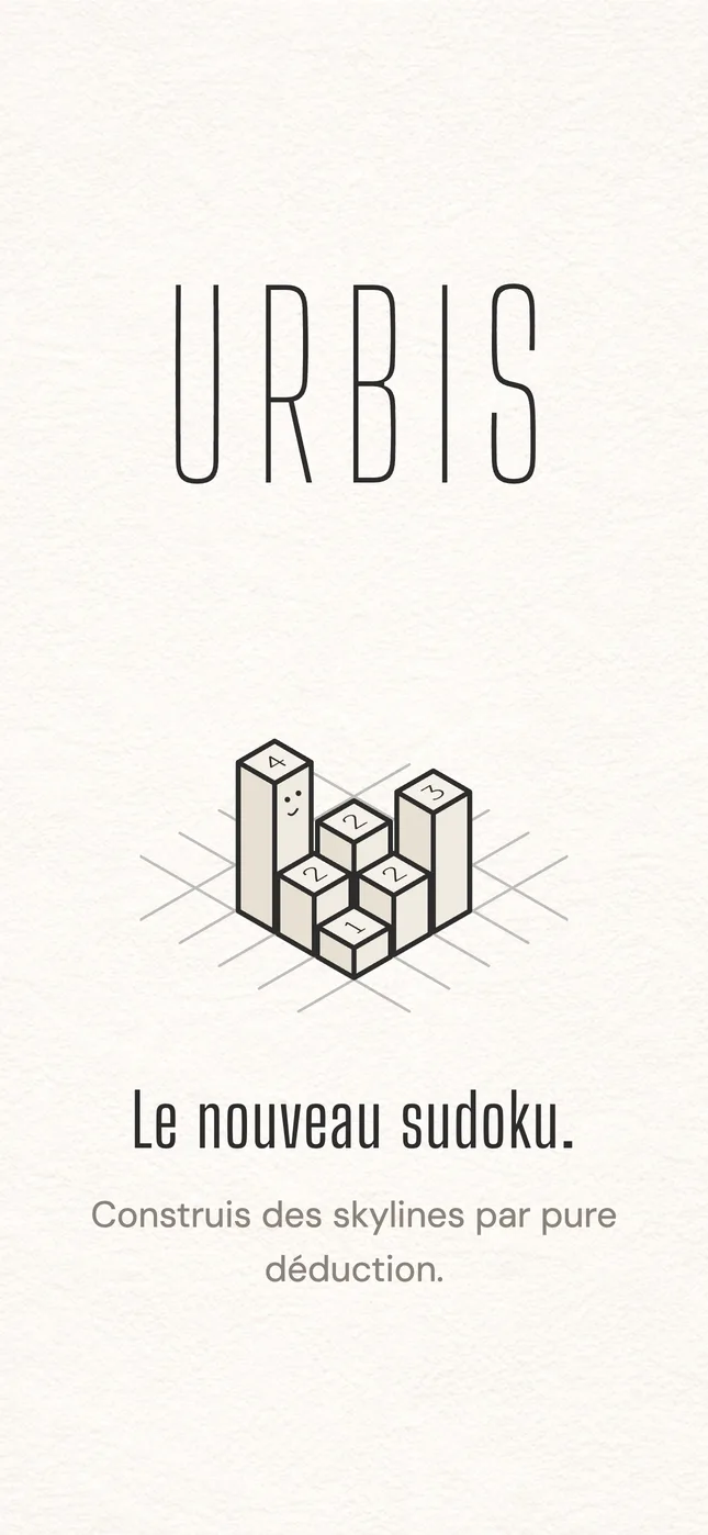 Urbis — Home screen